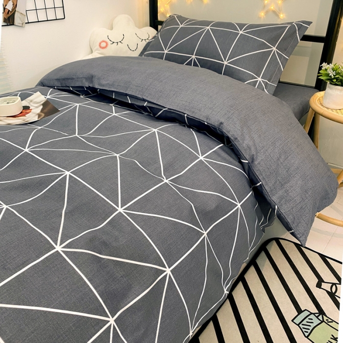 91家纺网 家纺一手货源 找家纺 朵希曼 全棉13372学生上下铺三件套系列 怡然