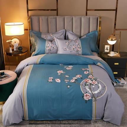 91家纺网 家纺一手货源 找家纺 （总）雲归梦2021全棉大版四件套第二批花卉格调系列