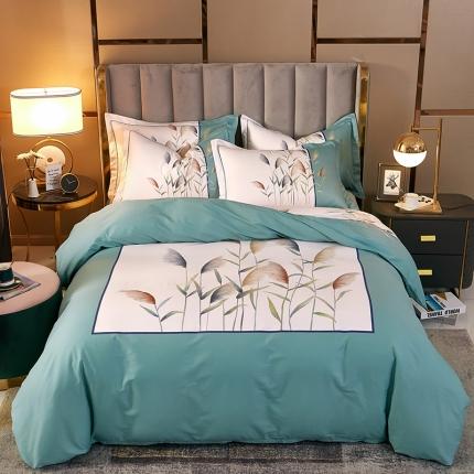 91家纺网 家纺一手货源 找家纺 （总）雲归梦2021全棉大版四件套第二批花卉格调系列