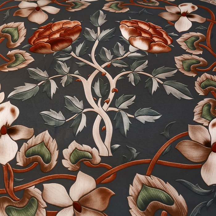 91家纺网 家纺一手货源 找家纺 雲归梦2021全棉大版四件套第二批花卉格调系列 东方韵绿