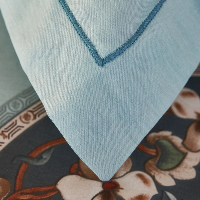 91家纺网 家纺一手货源 找家纺 雲归梦2021全棉大版四件套第二批花卉格调系列 东方韵绿