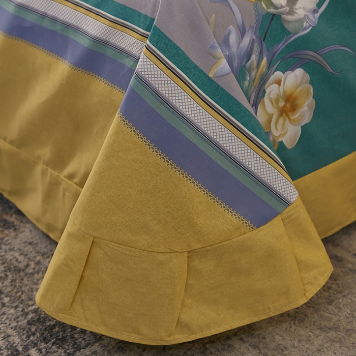 91家纺网 家纺一手货源 找家纺 雲归梦2021全棉大版四件套第二批花卉格调系列 倾城