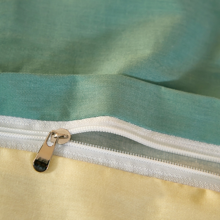 91家纺网 家纺一手货源 找家纺 雲归梦2021全棉大版四件套第二批花卉格调系列 心花怒放绿