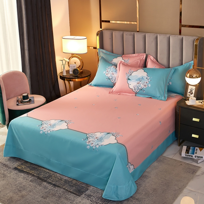 91家纺网 家纺一手货源 找家纺 雲归梦2021全棉大版四件套第二批花卉格调系列 依韵兰