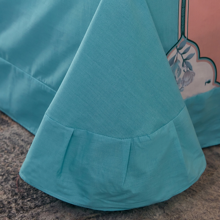 91家纺网 家纺一手货源 找家纺 雲归梦2021全棉大版四件套第二批花卉格调系列 依韵兰