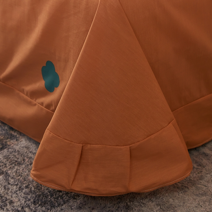 91家纺网 家纺一手货源 找家纺 雲归梦2021全棉大版四件套第二批花卉格调系列 梵蜜琳绿