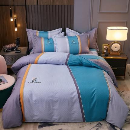 雲归梦2021全棉大版四件套第二批花卉格调系列 格里空间兰