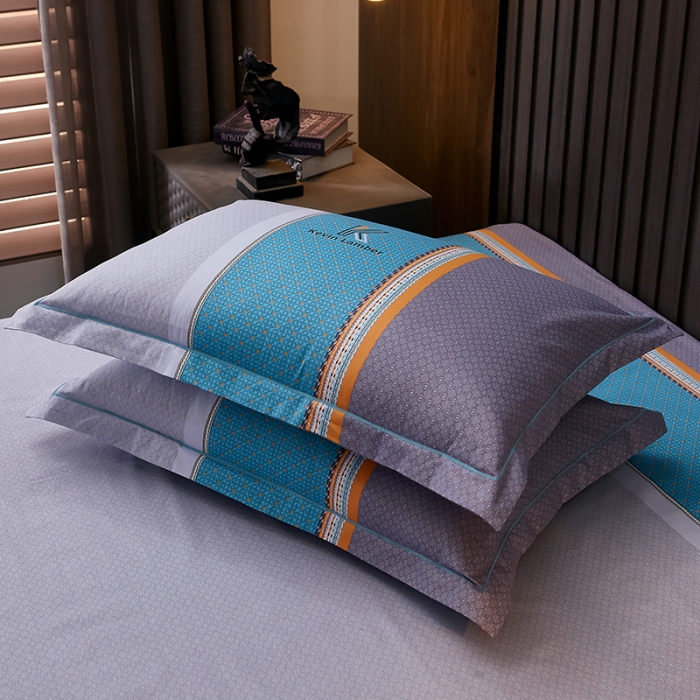 91家纺网 家纺一手货源 找家纺 雲归梦2021全棉大版四件套第二批花卉格调系列 格里空间兰