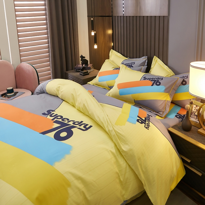 91家纺网 家纺一手货源 找家纺 雲归梦2021全棉大版四件套第二批花卉格调系列 琉璃阁灰