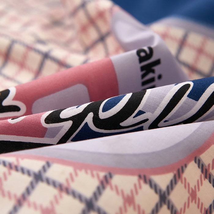 91家纺网 家纺一手货源 找家纺 雲归梦2021全棉大版四件套第二批花卉格调系列 玛格丽粉