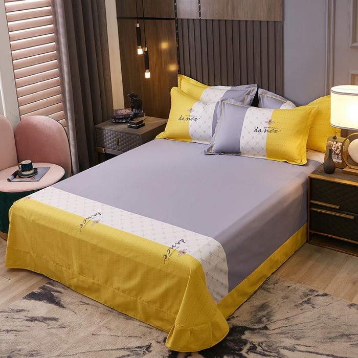 91家纺网 家纺一手货源 找家纺 雲归梦2021全棉大版四件套第二批花卉格调系列 绅士