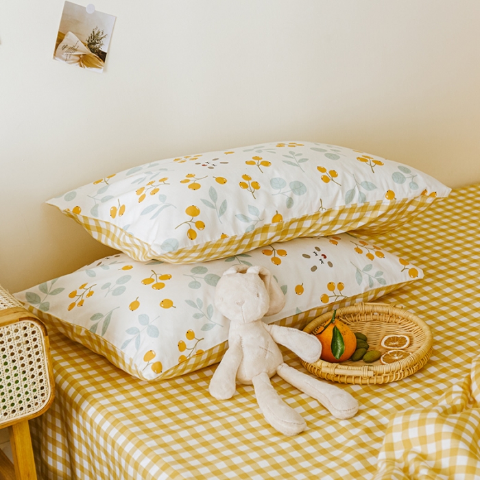 91家纺网 家纺一手货源 找家纺 莱福仕家纺 2022新款全棉喷气夏被四件套系列 春华秋实