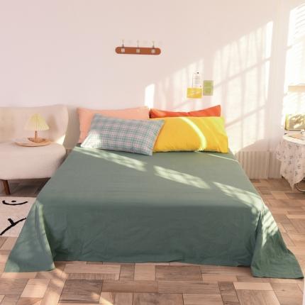 91家纺网 家纺一手货源 找家纺 （总）慕梵 2021新款全棉水洗棉撞色系列单床单