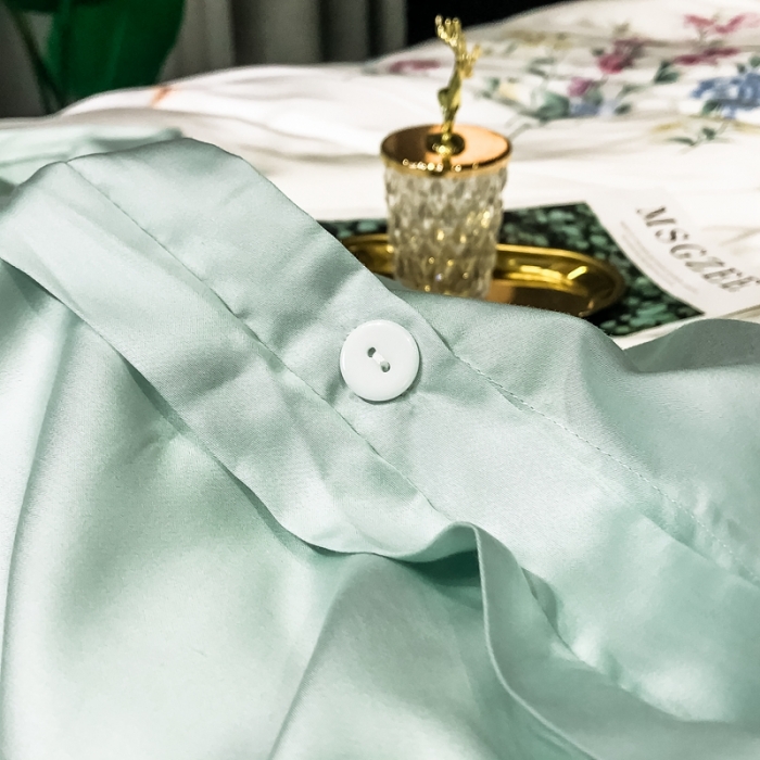 91家纺网 家纺一手货源 找家纺 朵美 2021新款60天丝印花四件套 岸芷汀兰