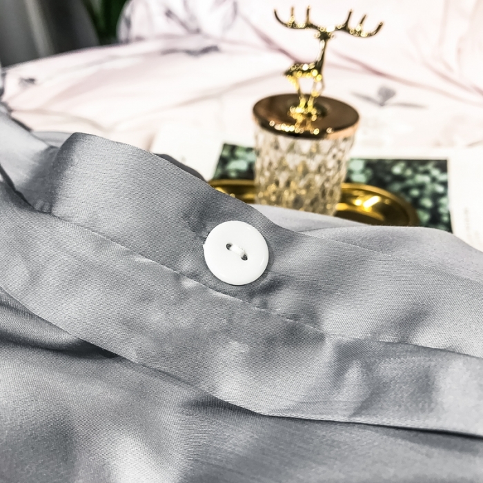 91家纺网 家纺一手货源 找家纺 朵美 2021新款60天丝印花四件套 郊游咖