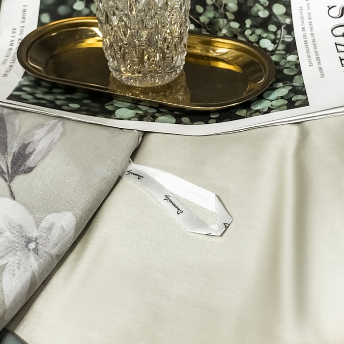 91家纺网 家纺一手货源 找家纺 朵美 2021新款60天丝印花四件套 郊游绿