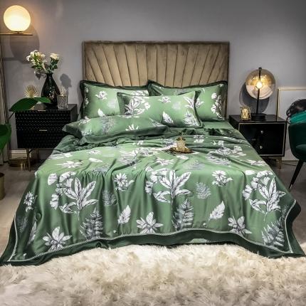 朵美 2021新款60天丝数码印花夏被四件套 归田园