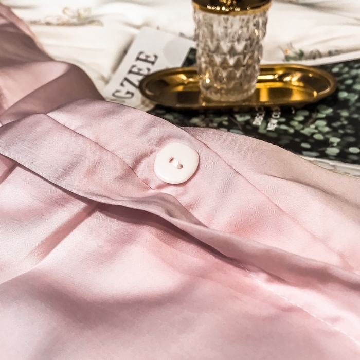 91家纺网 家纺一手货源 找家纺 朵美 2021新款60天丝数码印花夏被四件套 清浅