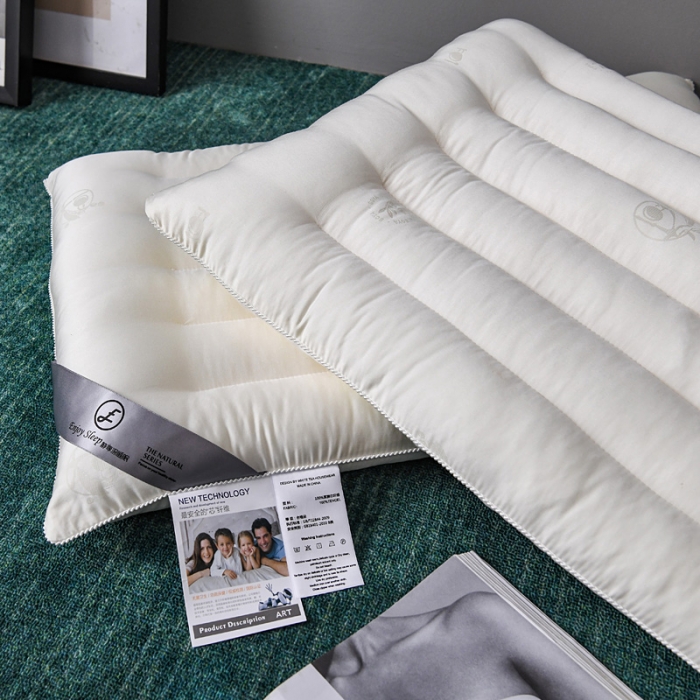 91家纺网 家纺一手货源 找家纺 （总）伟邦 2021新款经典款提花低平枕