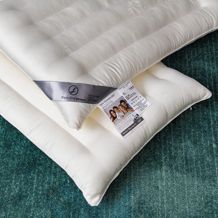 91家纺网 家纺一手货源 找家纺 （总）伟邦 2021新款经典款提花低平枕