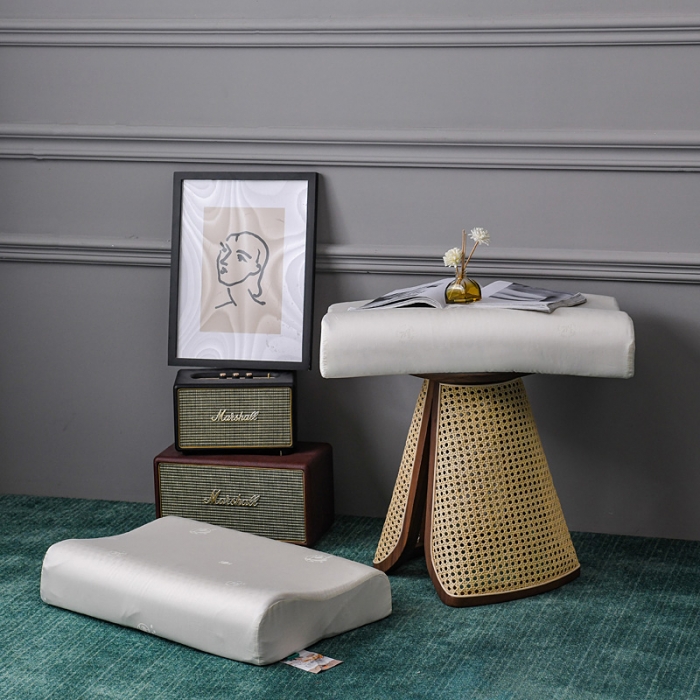 91家纺网 家纺一手货源 找家纺 （总）伟邦 2021新款高端提花乳胶枕