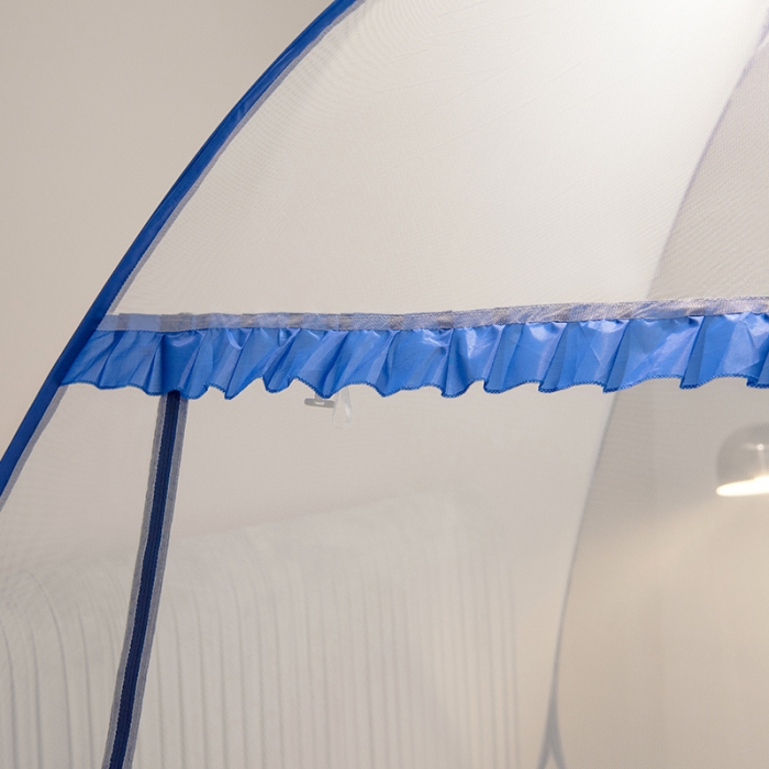 91家纺网 家纺一手货源 找家纺 （总）免安装坐床蚊帐U型拉链魔术蚊帐儿童防摔防蚊蒙古包