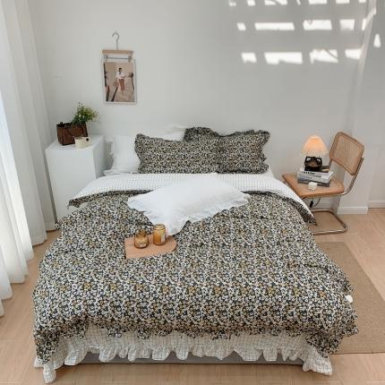 北纬27度 2021新款韩式多功能夏被四件套二合一 蝉时雨