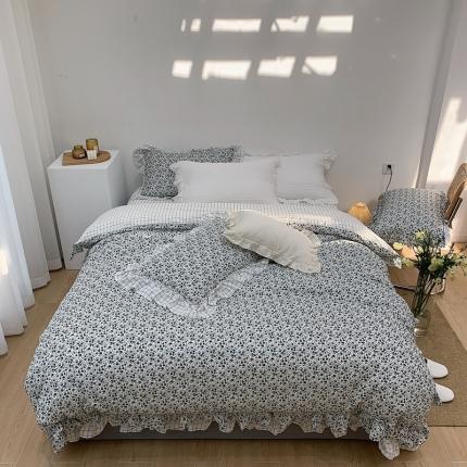 北纬27度 2021新款韩式多功能夏被四件套二合一 梅雨