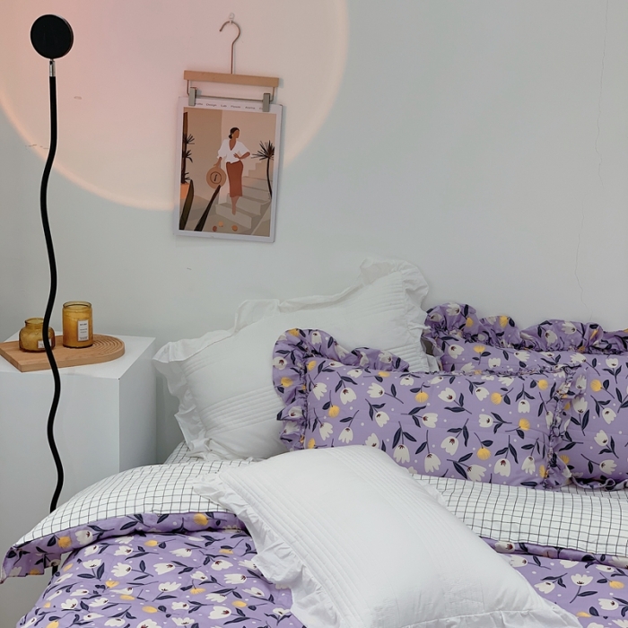 91家纺网 家纺一手货源 找家纺 北纬27度 2021新款韩式多功能夏被四件套二合一 微醺