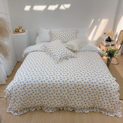 北纬27度 2021新款韩式多功能夏被四件套二合一 小春日和