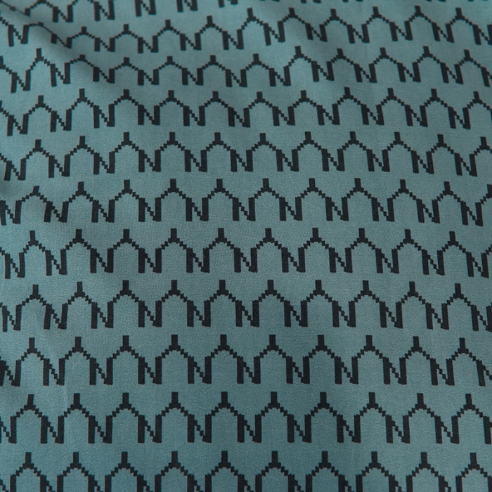 91家纺网 家纺一手货源 找家纺 绒世界 2021新款水洗棉印花千鸟格四件套 孔雀蓝