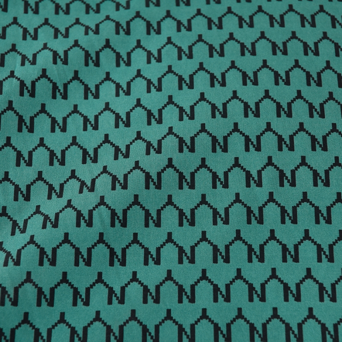 91家纺网 家纺一手货源 找家纺 绒世界 2021新款水洗棉印花千鸟格四件套 松石绿