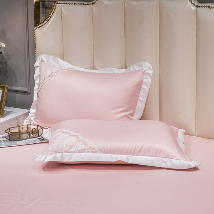 91家纺网 家纺一手货源 找家纺 绒世界 2021新款水洗真丝公主四件套 仙姿玉