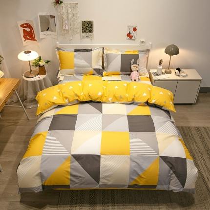 91家纺网 家纺一手货源 找家纺 （总）宝齐莱 2021新款13372全棉印花四件套