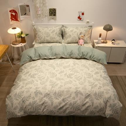 91家纺网 家纺一手货源 找家纺 （总）宝齐莱 2021新款13372全棉印花四件套