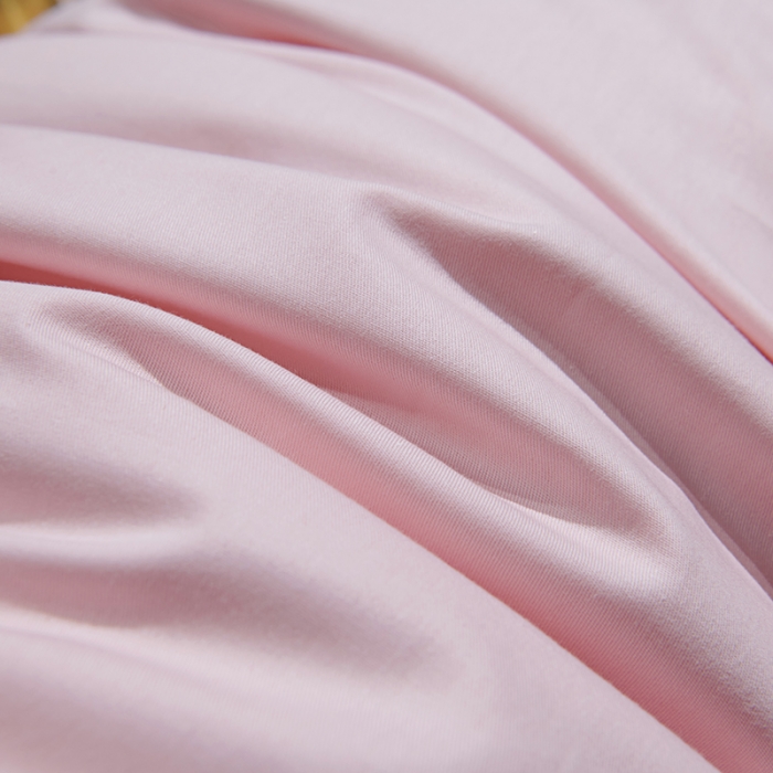 91家纺网 家纺一手货源 找家纺 U品汇春夏新品60s长绒棉绣花全棉刺绣四件套梅花鹿系列少女粉