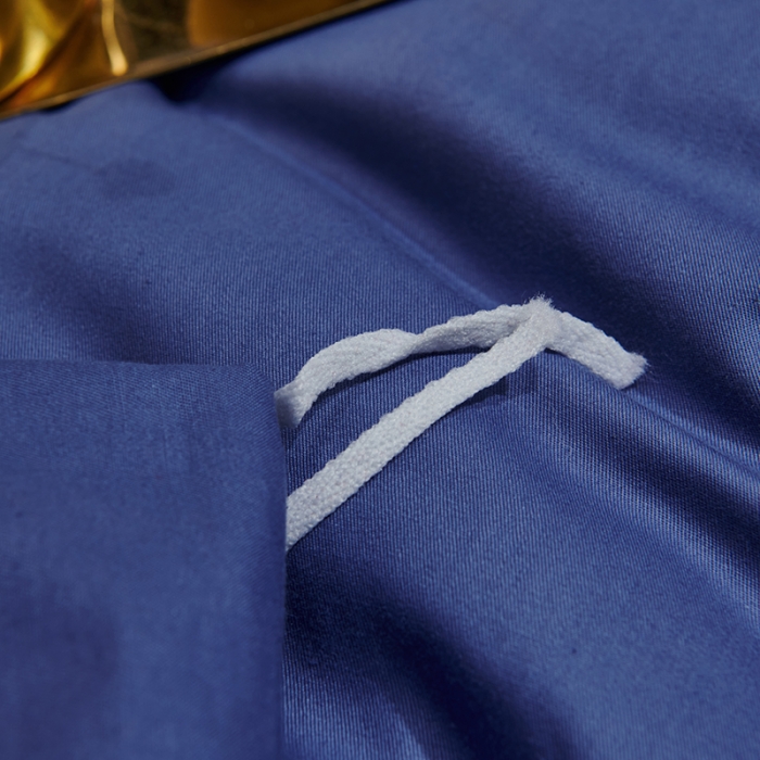 91家纺网 家纺一手货源 找家纺 U品汇春夏新品60s长绒棉绣花全棉刺绣四件套梅花鹿系列深邃蓝