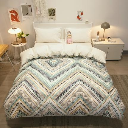 91家纺网 家纺一手货源 找家纺 （总）宝齐莱 2021新款13372全棉印花单品被套