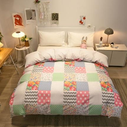 91家纺网 家纺一手货源 找家纺 （总）宝齐莱 2021新款13372全棉印花单品被套