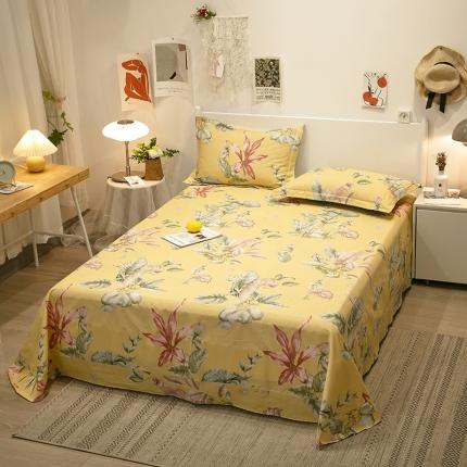 91家纺网 家纺一手货源 找家纺 （总）宝齐莱 2021新款13372全棉印花单品床单