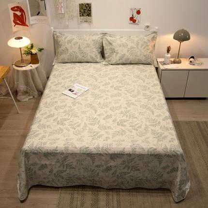 91家纺网 家纺一手货源 找家纺 （总）宝齐莱 2021新款13372全棉印花单品床单