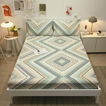 91家纺网 家纺一手货源 找家纺 （总）宝齐莱 2021新款13372全棉印花单品床笠