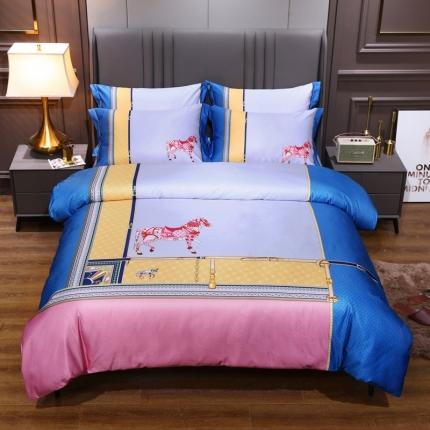 21度C 2021新款水洗真丝四件套 安妮灰