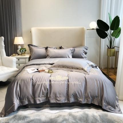 91家纺网 家纺一手货源 找家纺 （总）馨蕊家居 2021新品春夏高定100支艾丽莎四件套