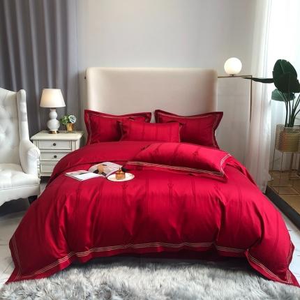 91家纺网 家纺一手货源 找家纺 （总）馨蕊家居 2021新品春夏高定100支米娜四件套