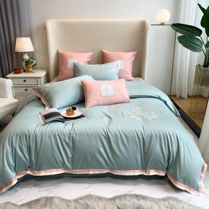 91家纺网 家纺一手货源 找家纺 （总）馨蕊家居 2021高端婚庆100支系列倾城四件套