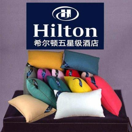 希尔顿各色颜色五星级酒店48*74cm一只装枕芯枕头来样定制