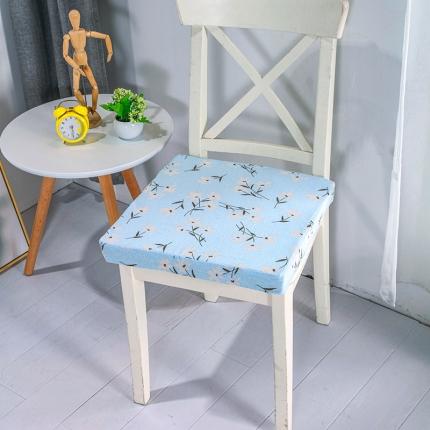 91家纺网 家纺一手货源 找家纺 U品汇新款北欧现代办公室椅学生凳椅垫海绵坐垫 悠然花开