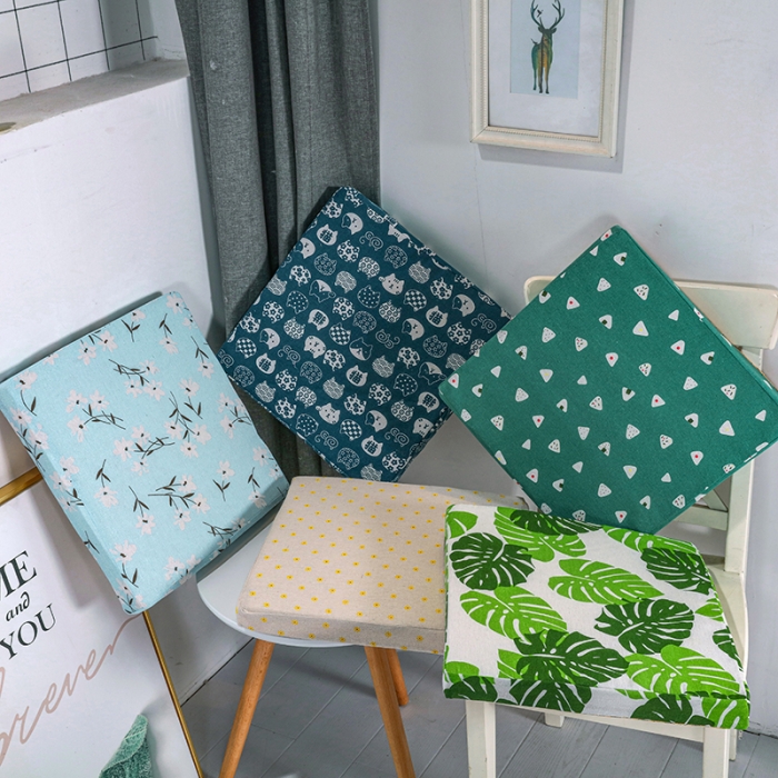 91家纺网 家纺一手货源 找家纺 U品汇新款北欧现代办公室椅学生凳椅垫海绵坐垫 仲夏之夜