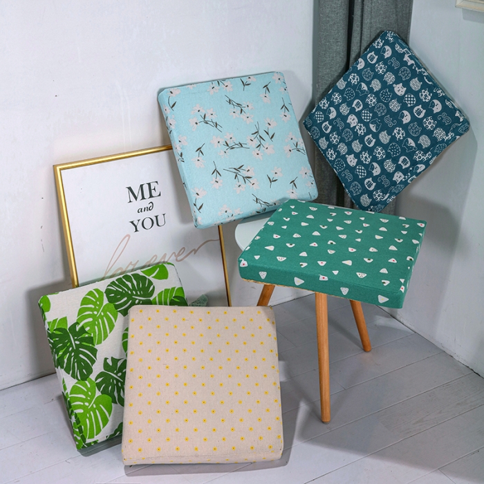 91家纺网 家纺一手货源 找家纺 U品汇新款北欧现代办公室椅学生凳椅垫海绵坐垫 仲夏之夜